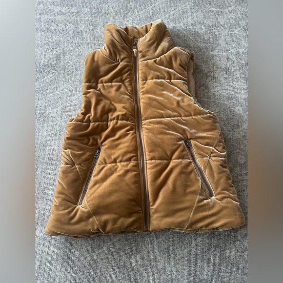 DYLAN Vintage Velvet Puffer Vest Women’s Size Medium - Picture 1 of 12